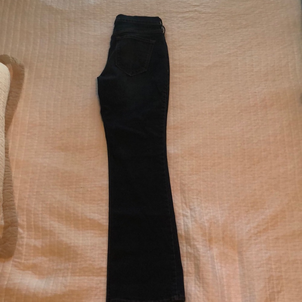 Mid Rise boot cut jeans